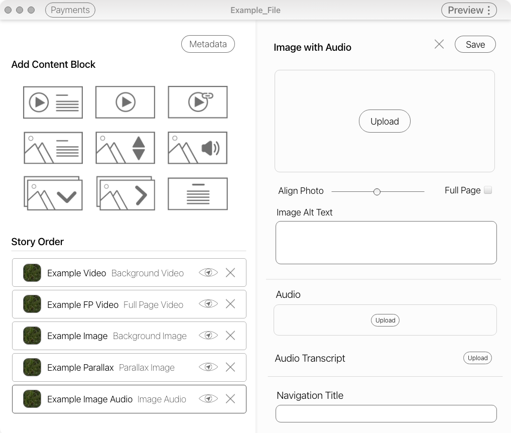 The alt text field in the software is displayed for a media file. 